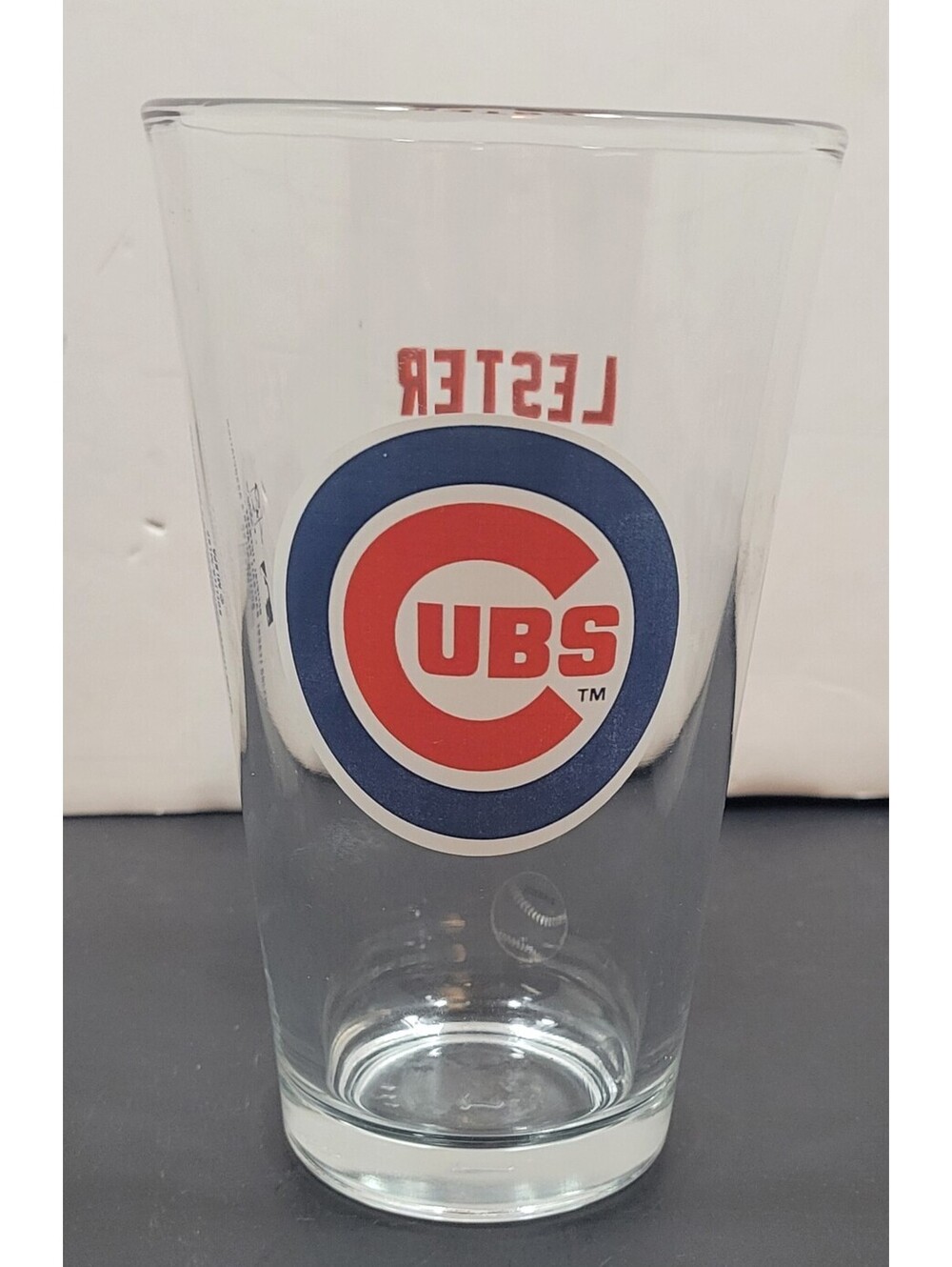 Jon Lester #34 Chicago Cubs Baseball MLB Official 5.75" Glass *Damage, Read